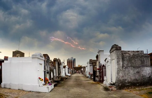 Saint Louis Cemetery 1 - Free to visit - " Dramatically shown in the 1969 film, Easy Rider , the cemetery is the oldest existing cemetery in New Orleans. Founded in 1789, St. Louis Cemetery No. 1 is located just steps outside of the French Quarter. It is the burial ground of some of the most illustrious citizens of New Orleans including Voodoo Queen Marie Laveau, and the magnificent tombs of the French, Portuguese, and Spanish societies." Visit louisianatravel.com for more!
