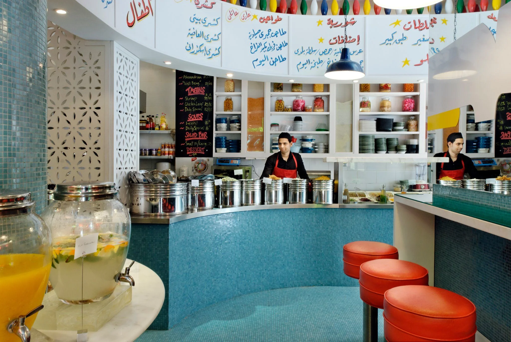 Cairo Kitchen (Zamalek): $$ - For top quality Egyptian fare, try this restaurant. Their salad and mezze options in the glass window are all excellent, and their hot dishes are all delicious as well. This is the one Egyptian restaurant I regularly go to, as most restaurants serving Egyptian food are quite mediocre. Also, Sunny’s Gourmet grocery is next store. Check it out to stock up on some good snacks!