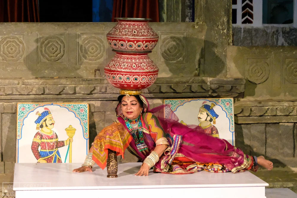 Dharohar - Cost 150INR - A Live Rajasthani Cultural show which has been performed for the last 17 years. it showcases various popular folk dances and a Puppet show with the live music over a 1 hour show. It was honestly one of the best things we saw in the city and seriously recommend spending the money for it! Get there at 6pm to buy tickets a get a seat - it WILL sell out.