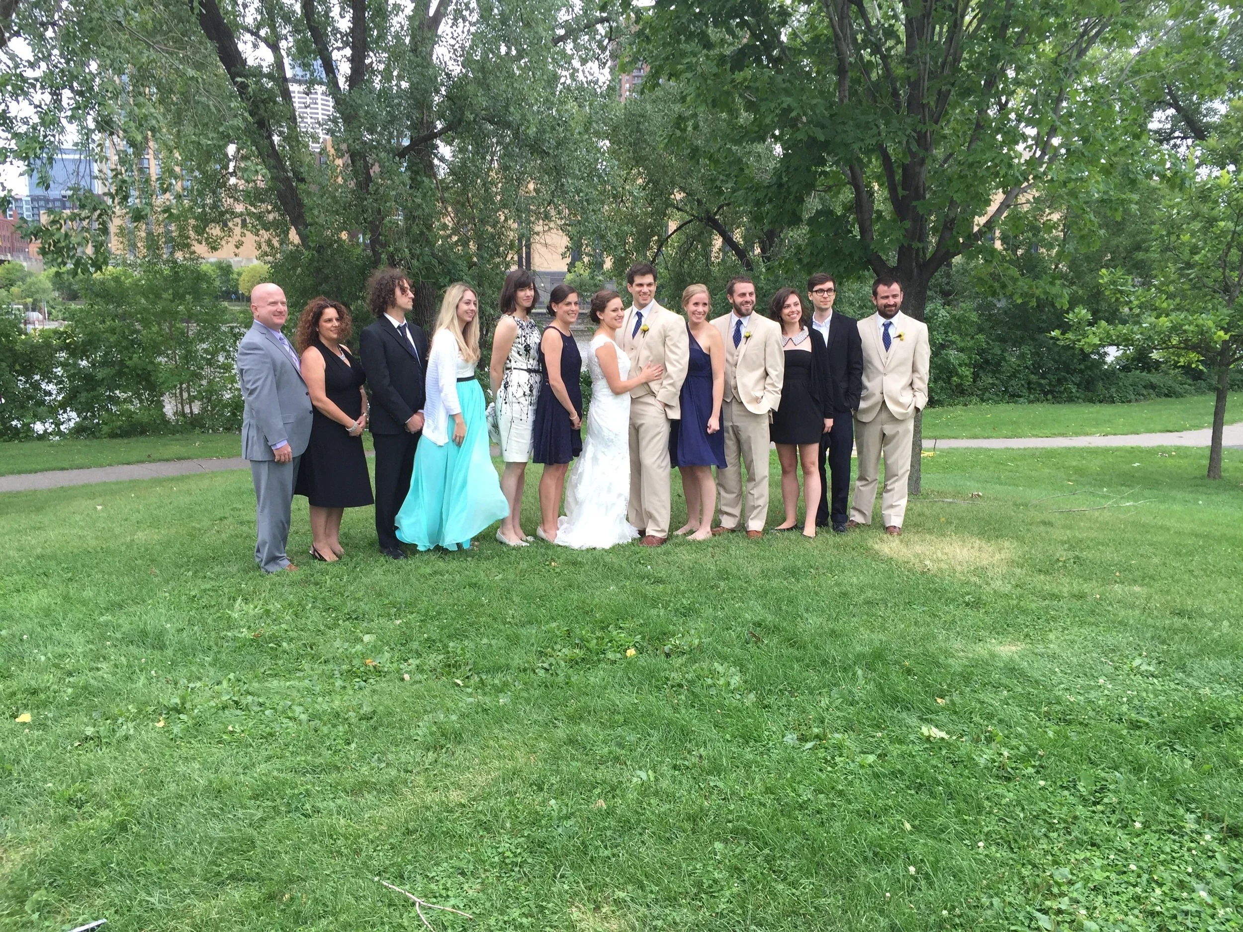 Squad goals. My Dad got in trouble by the photographer for taking this pic. He was cramping her style. 