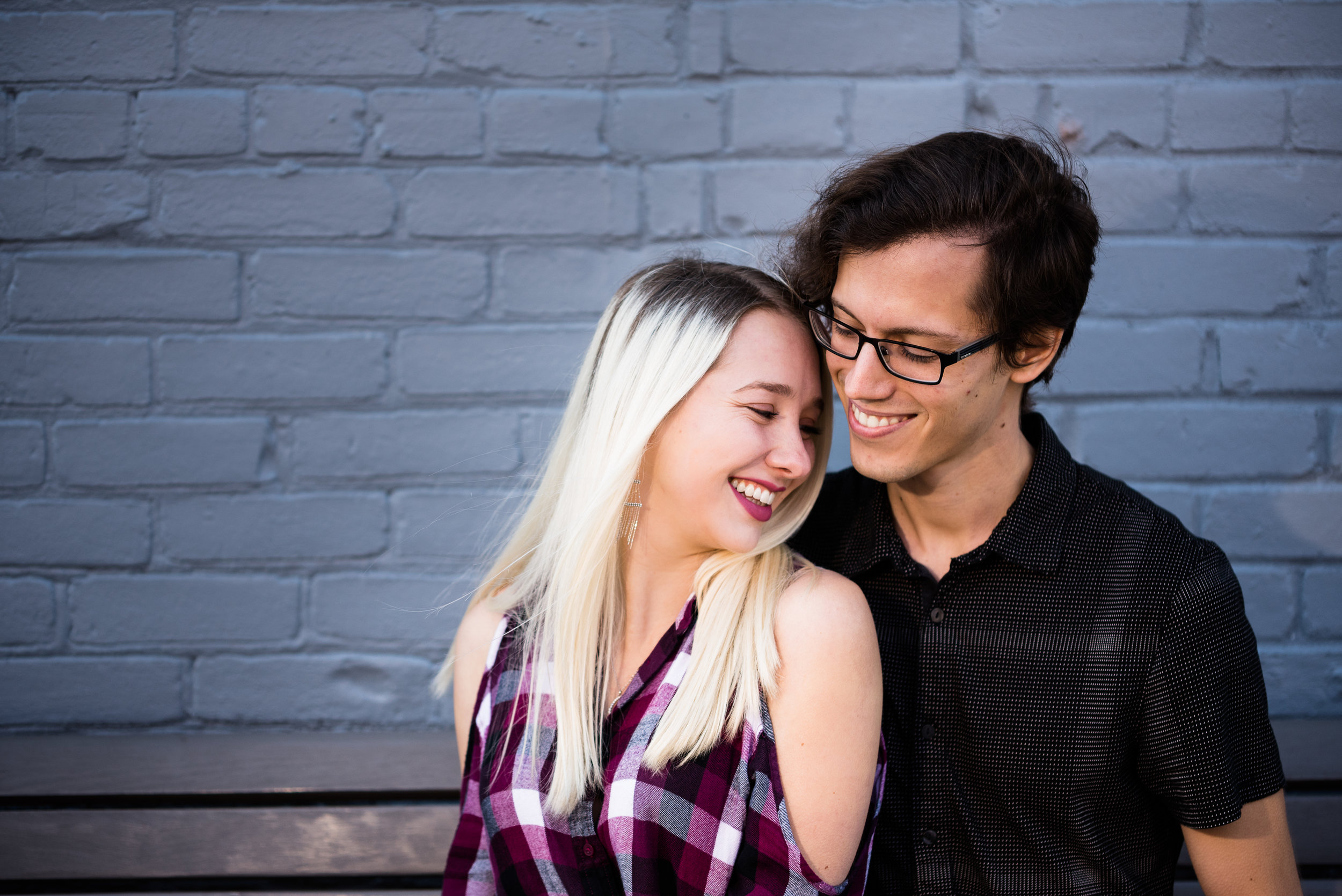 downtown sylvania engagement photography