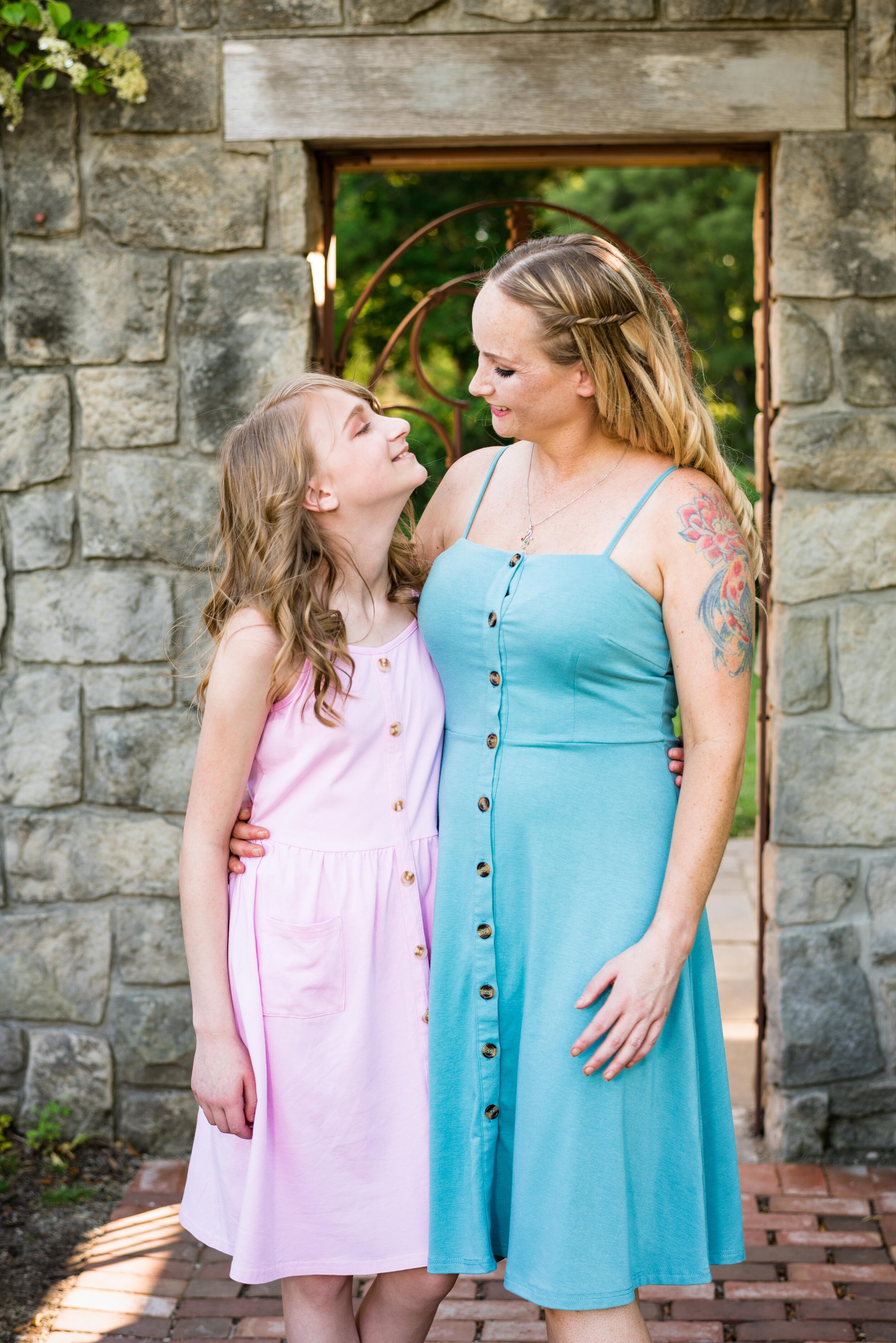 toledo botanical gardens family session 