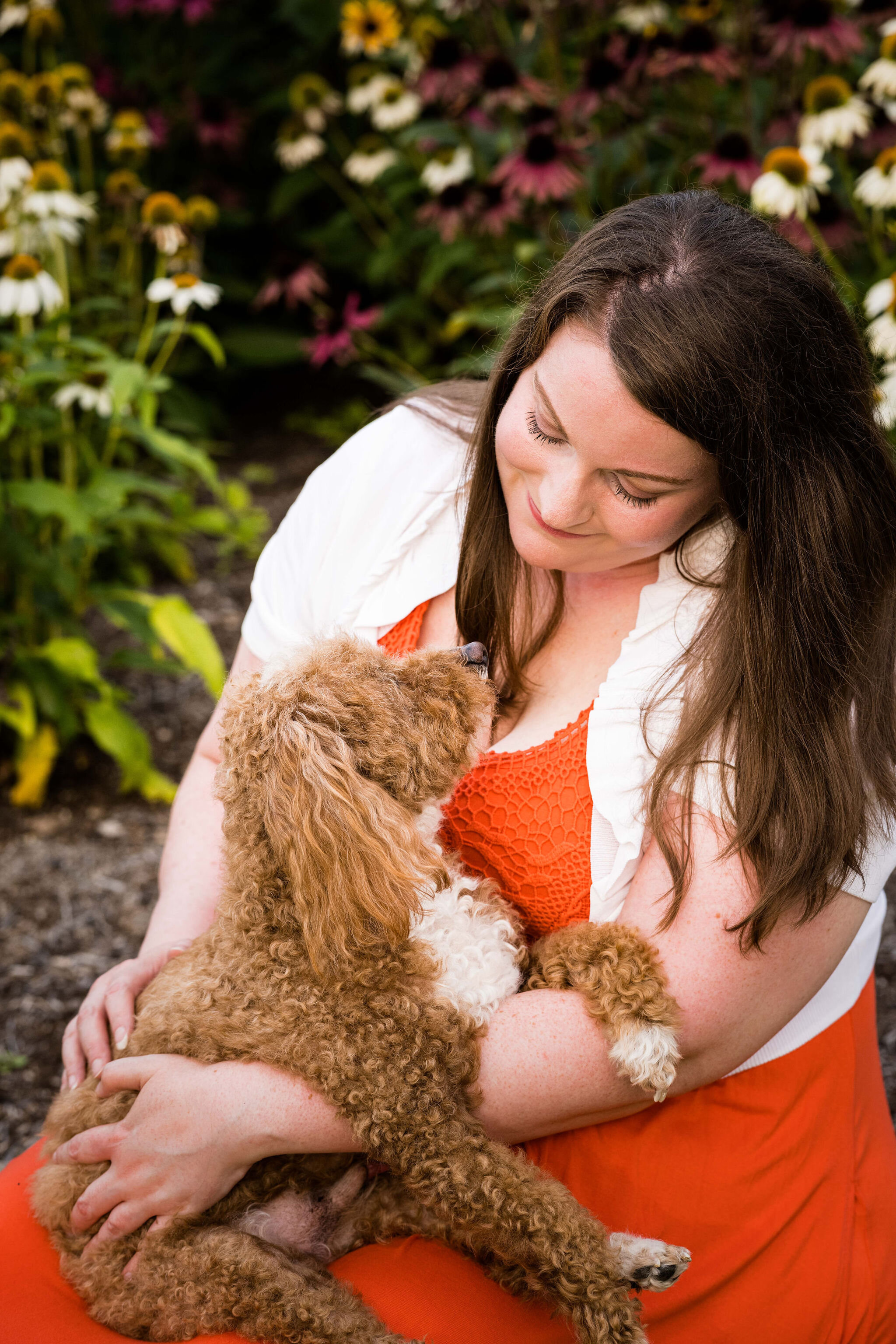 dog and owner photo shoot