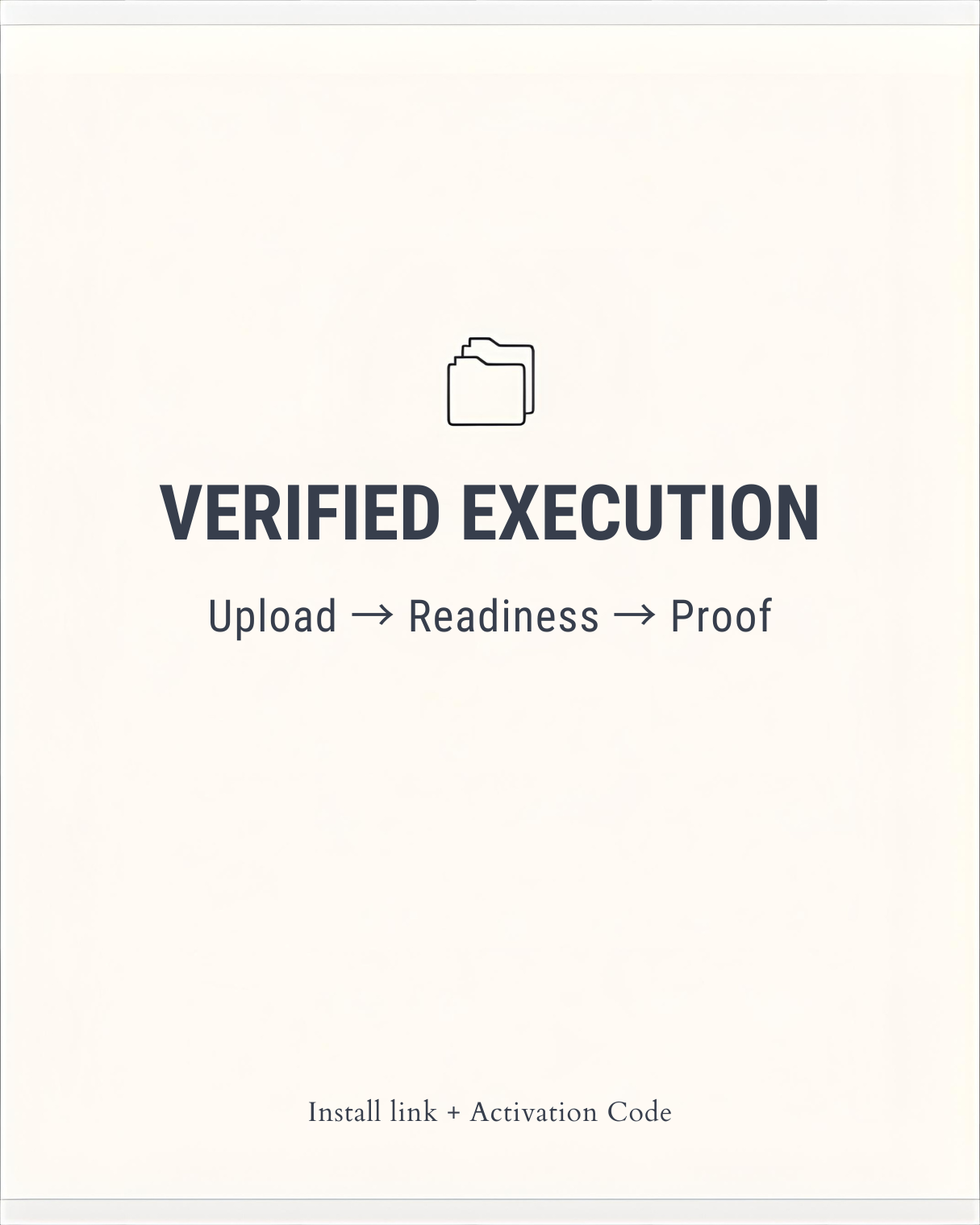 Verified Execution Pack v1 — Starter.png