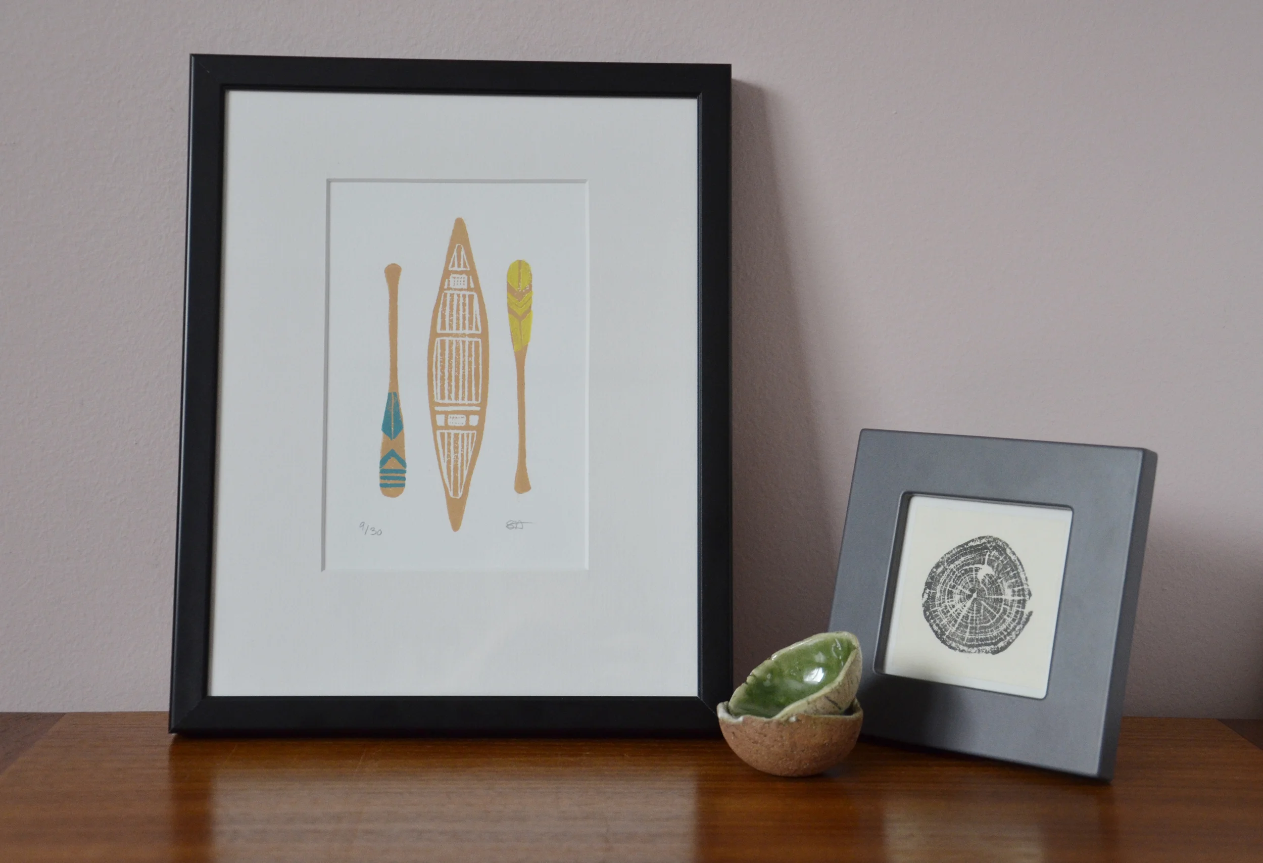 Canoe & Paddles