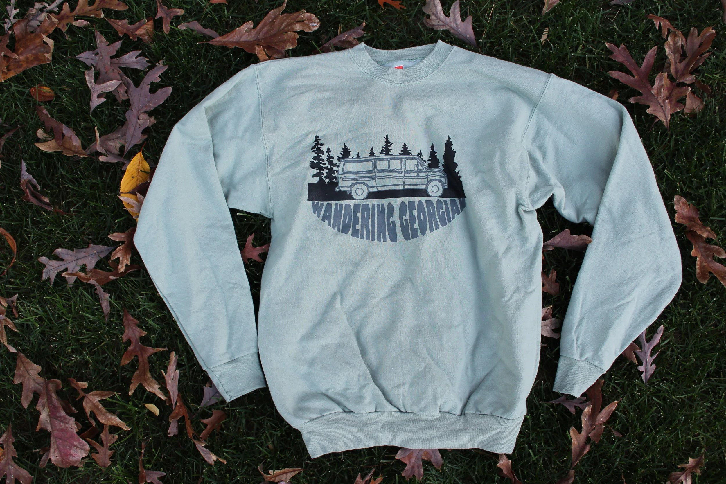 Olive Green Long Sleeve Crewneck