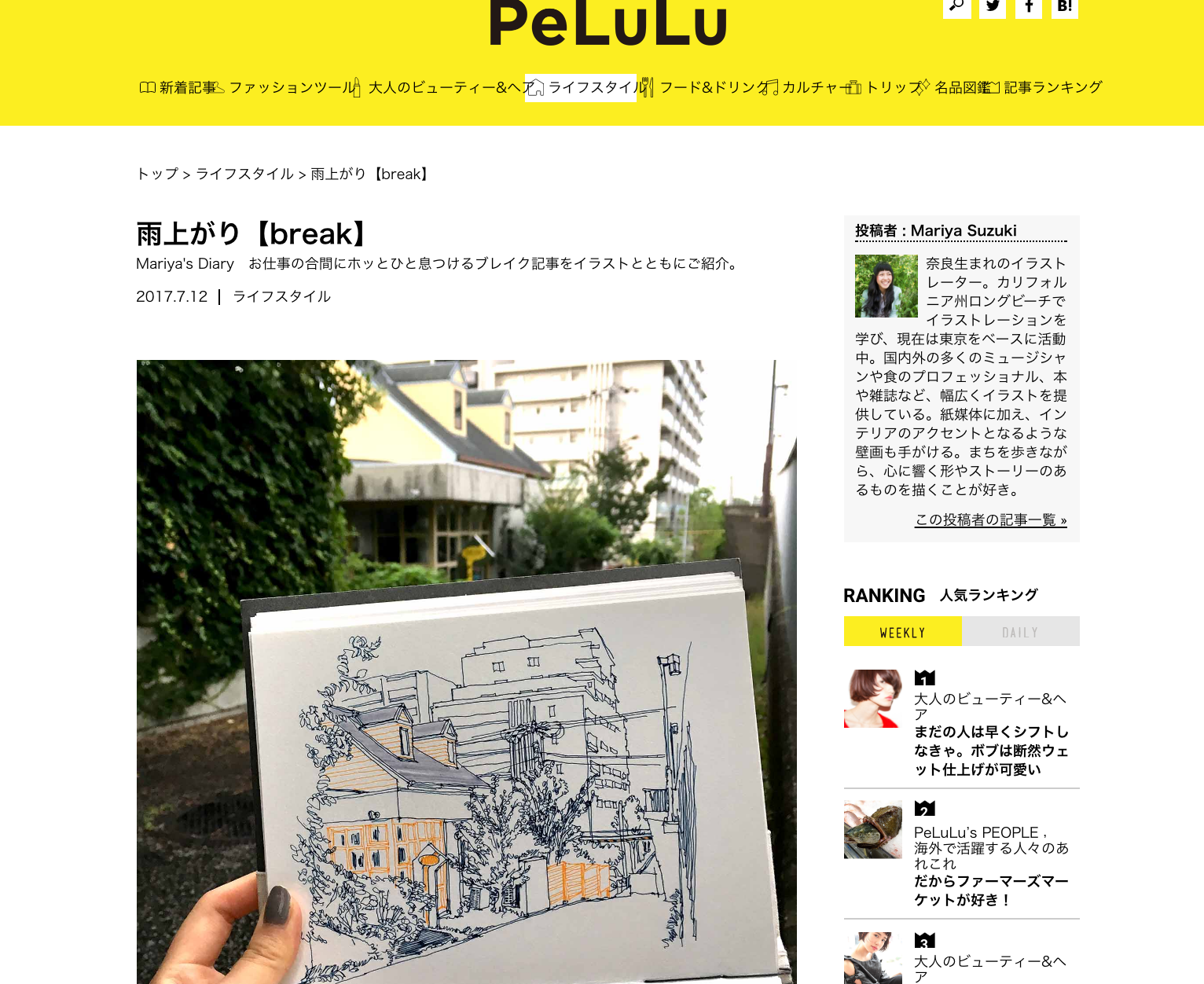 Illustrated Diary Series at PeLuLu