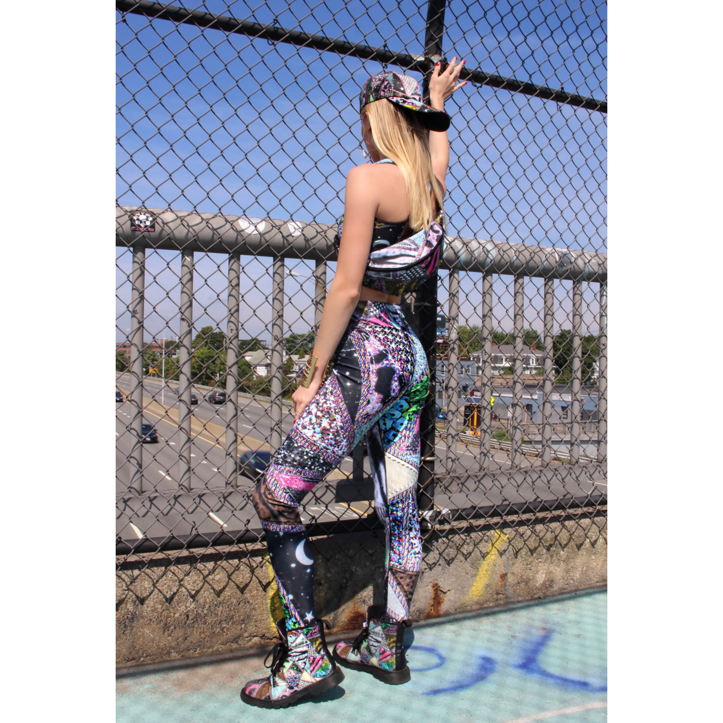 'WALK ON THE WILD SIDE' yoga leggings
