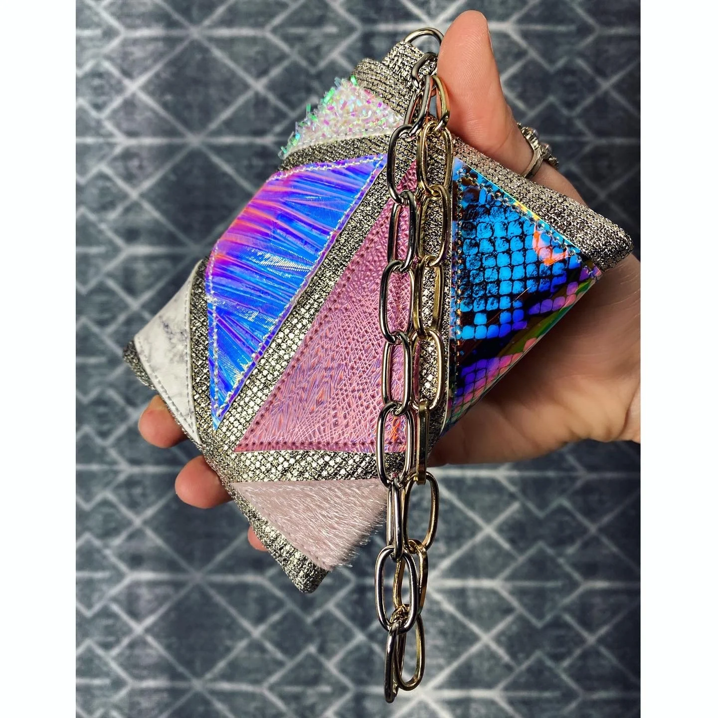 'CANDYLAND' wristlet pouch