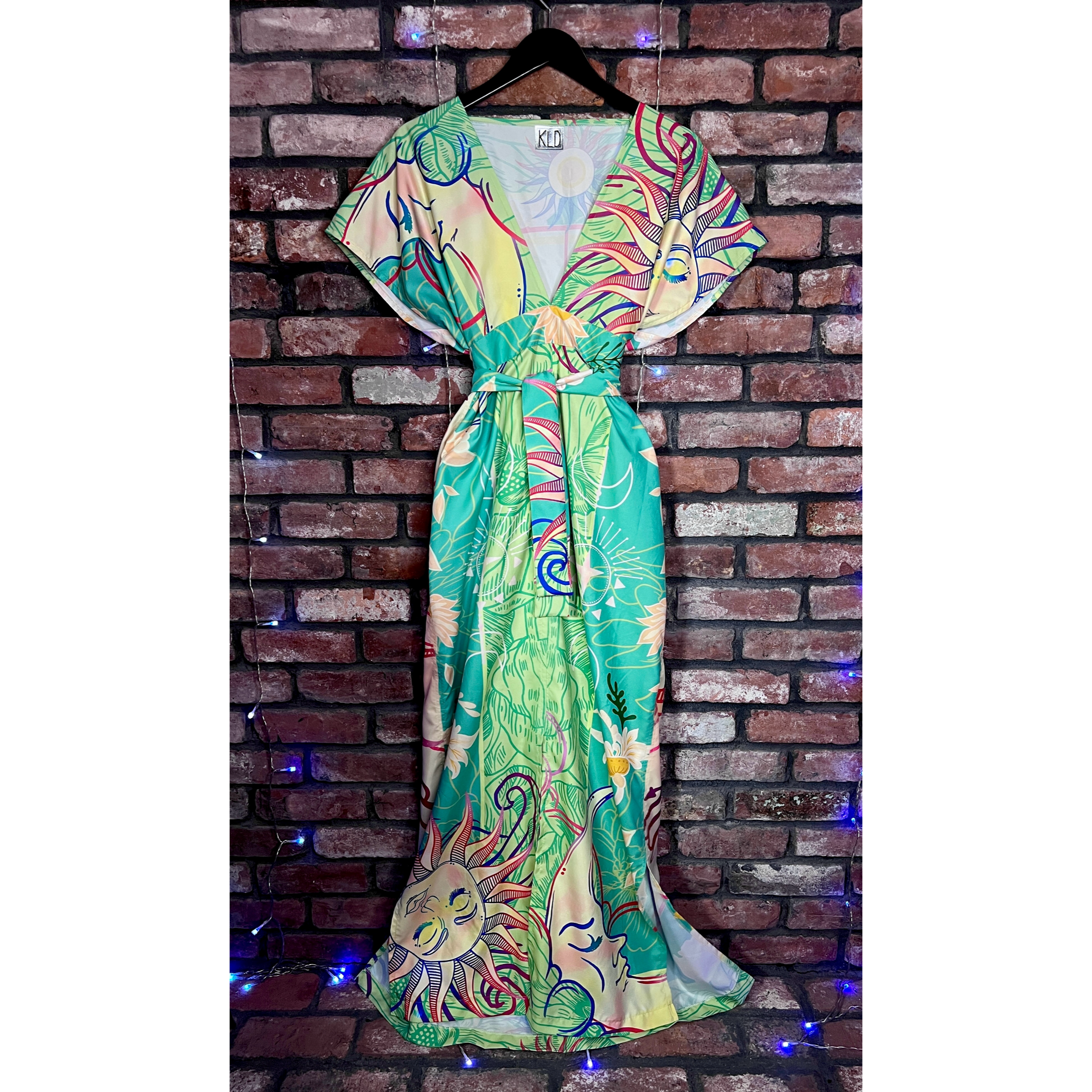 'CELESTINE' 1-of-1 wrap dress