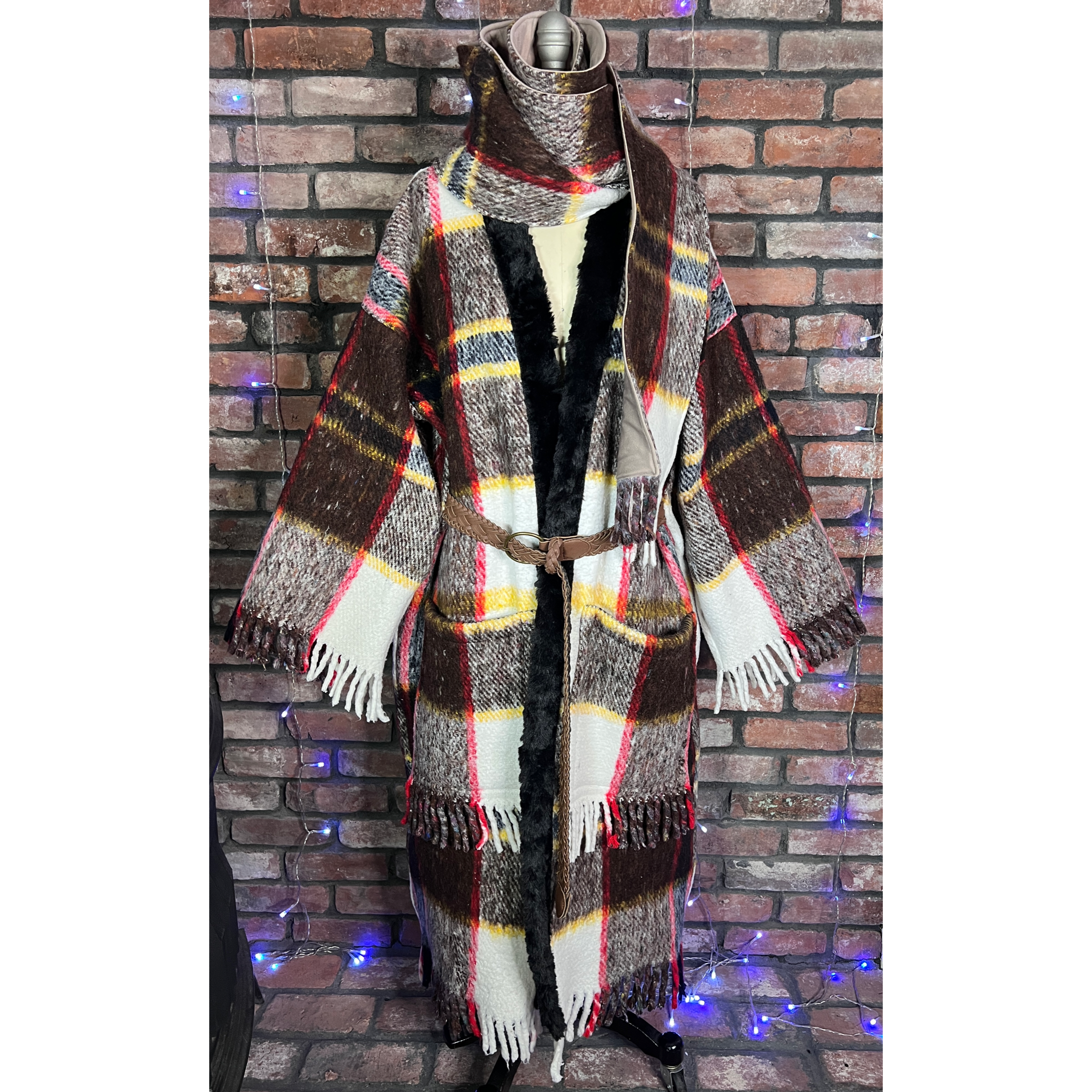 'MARGO' upcycled blanket jacket
