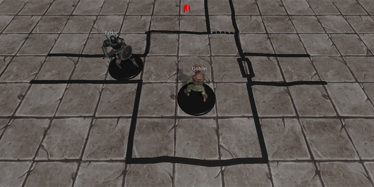 3D miniatures & a hand drawn map in the next version of 3D Virtual Tabletop