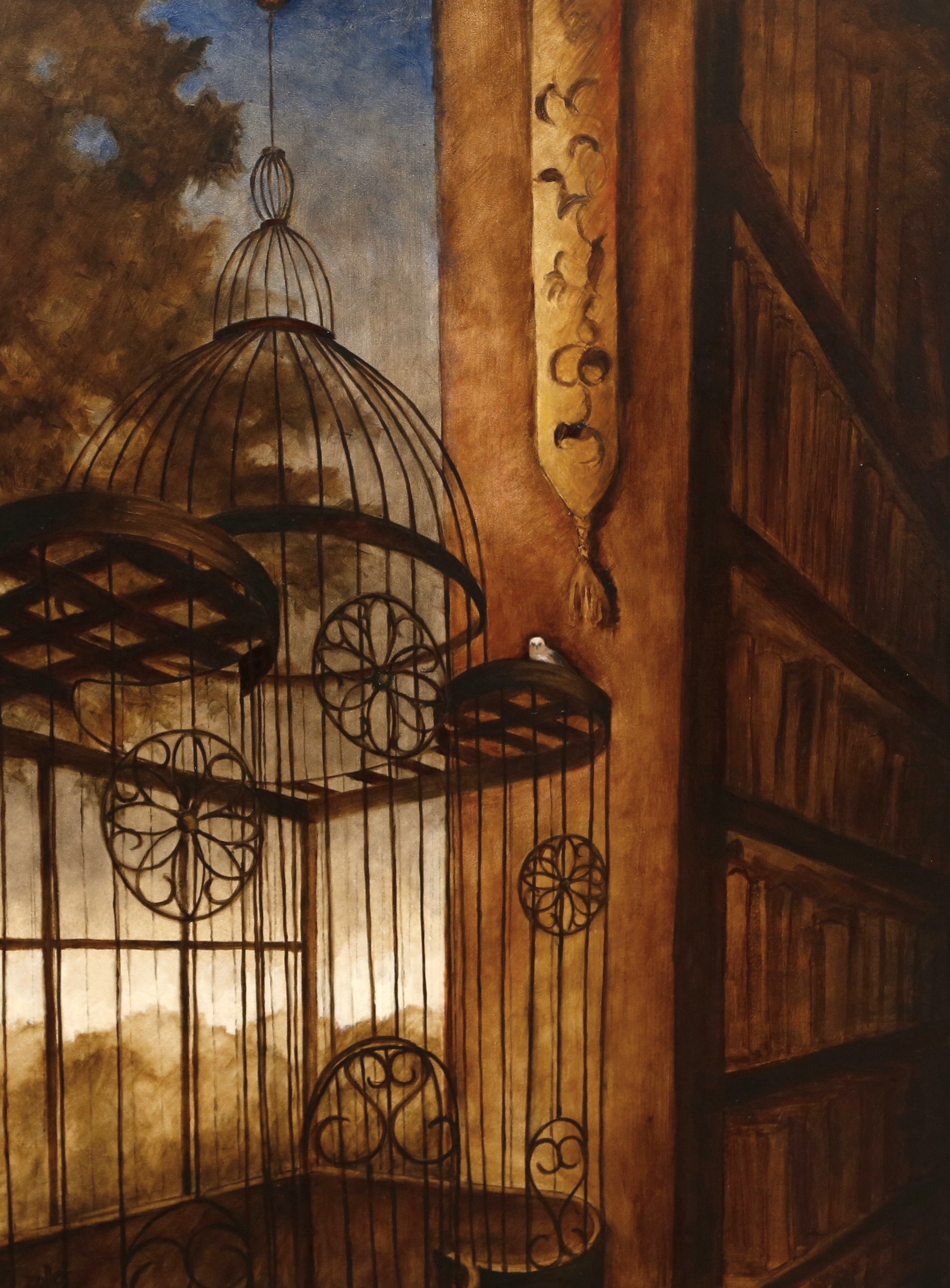 Charles Camille's cage was the kind that he had read about in books, but never seen.