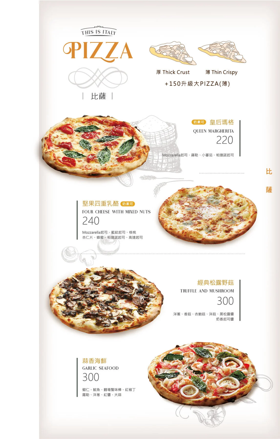 Pizza — 堤諾義大利比薩Tino's Pizza Café