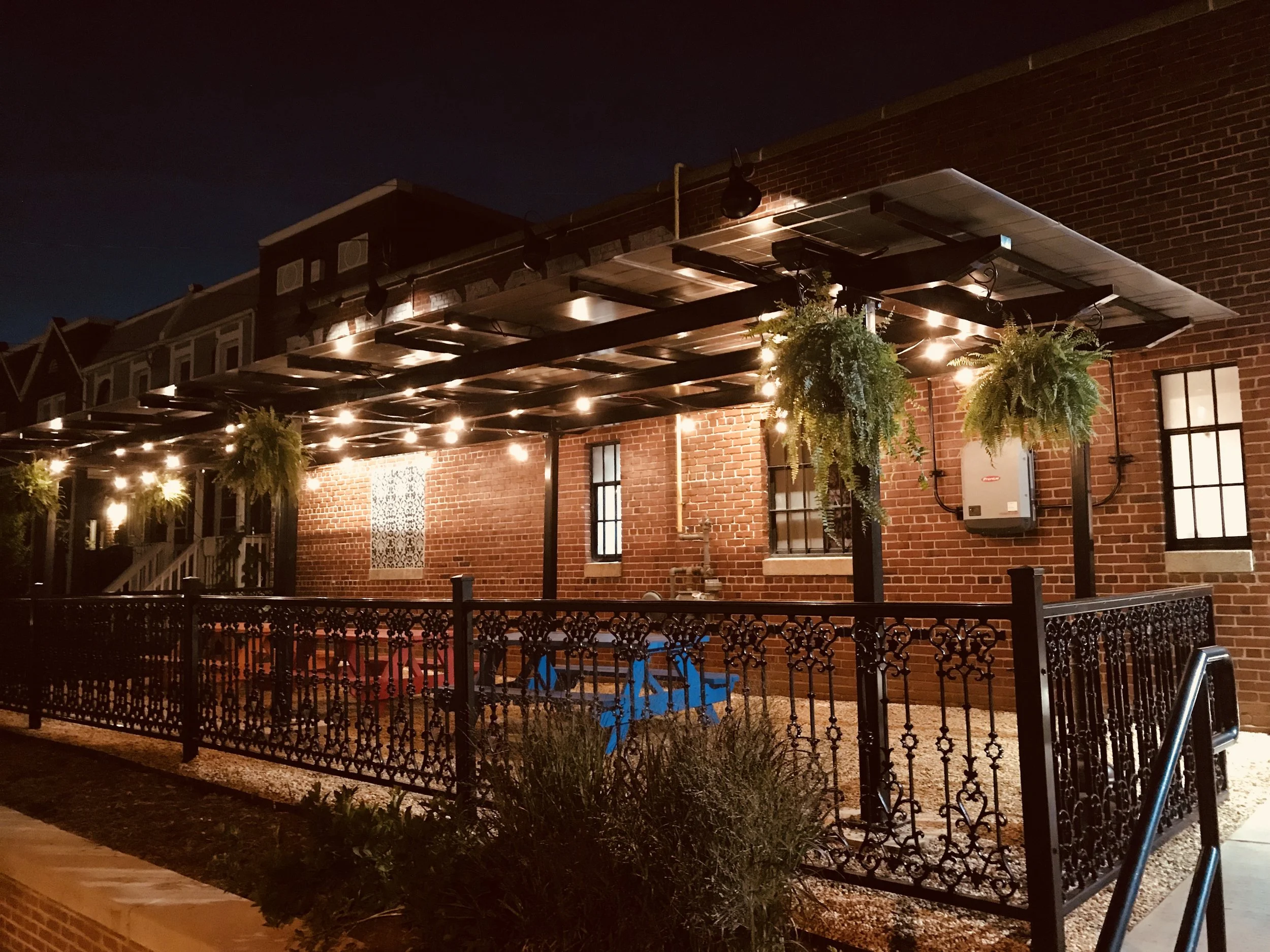 Brookland Production House and Tasting Room Front Patio