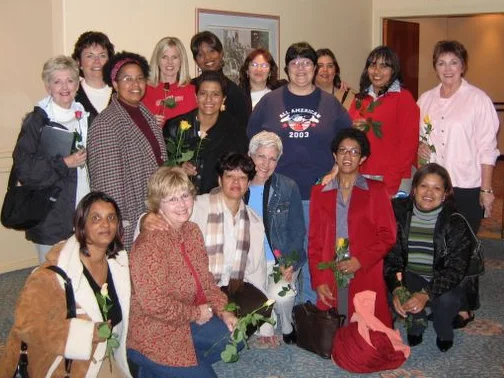 NEWIM Team with women in Cape Town, 2005