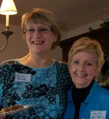 Susan Booker (Orange County Chapter President) and Jackie Rettberg