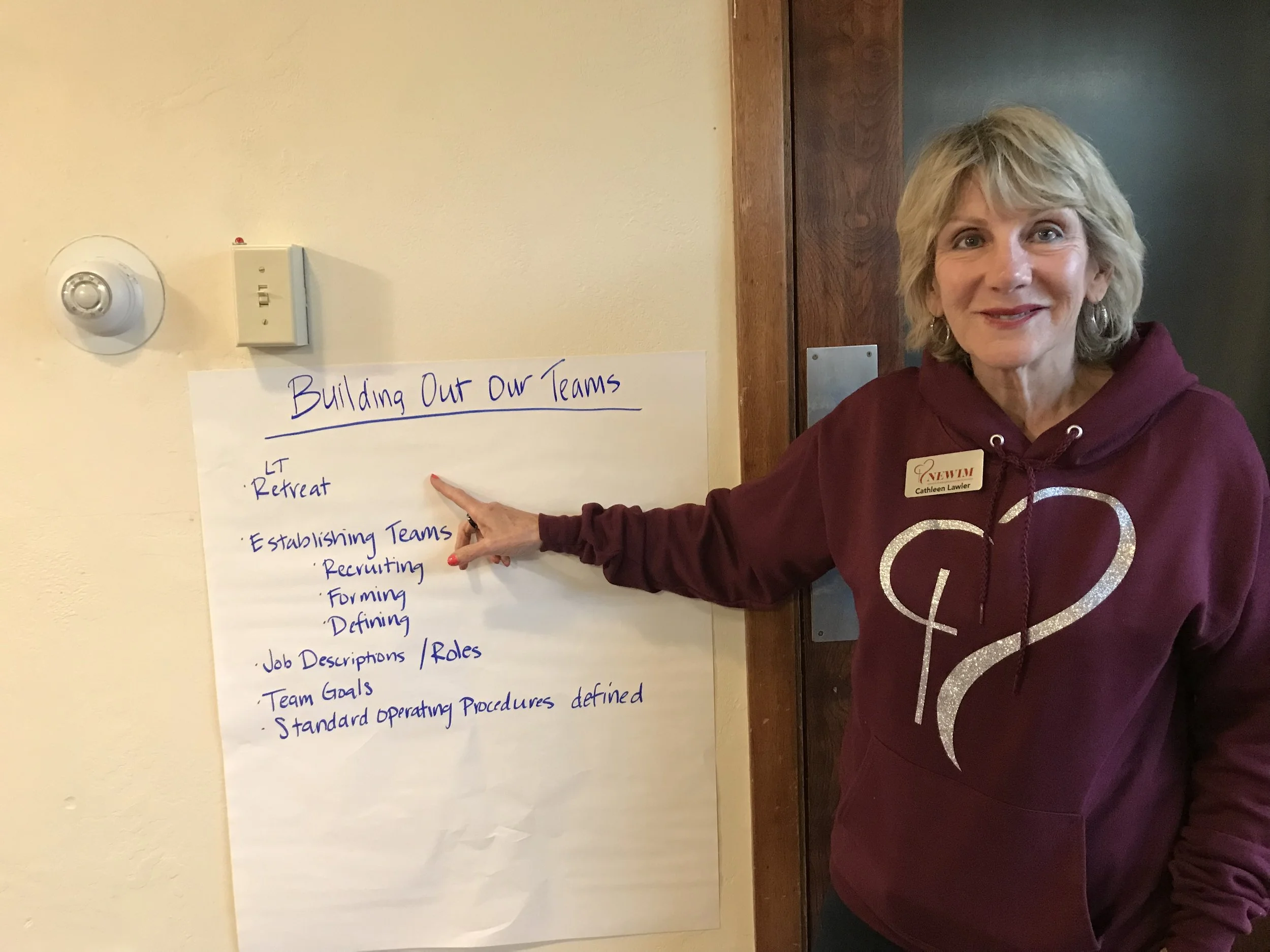 Cathleen Lawler, Leadership Team Retreat 2019