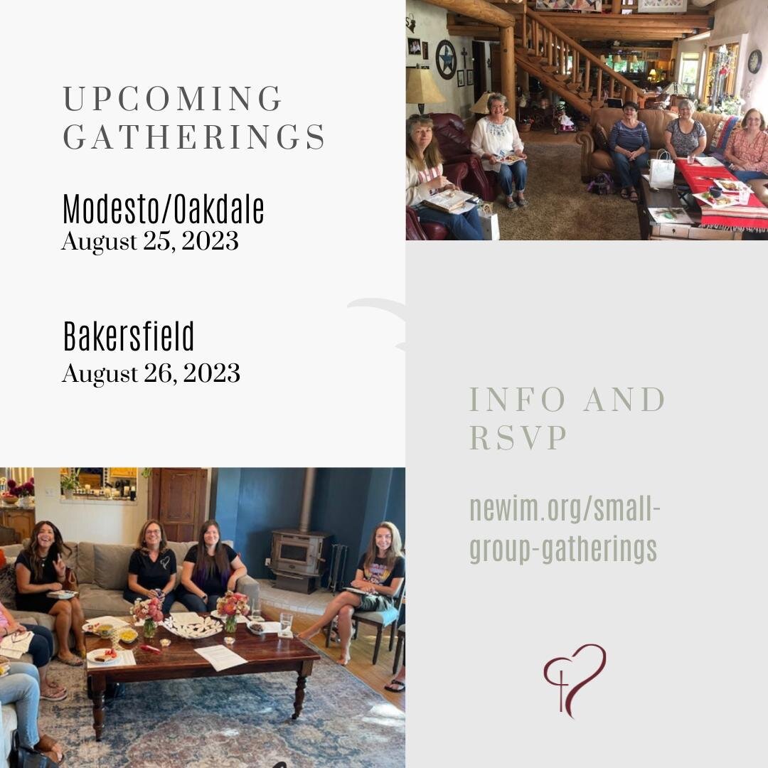 You are invited to an upcoming in-person gathering in your area. Information is available on the NEWIM website.
#weneedcommunity #notaloneinministry #womensfellowship #newimconnects #newimleadership #newimretreats #womensupportingwomen #womenleaders 