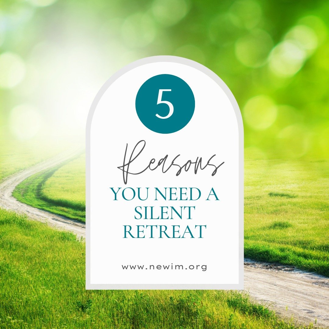 5 Reasons you need a Silent Retreat!
- Jesus invites you to come away with him
- Private time with Jesus equals a better you for others
- Hearing the still, small voice of God requires silence
- With Jesus, you don't need to be &quot;On&quot; all the