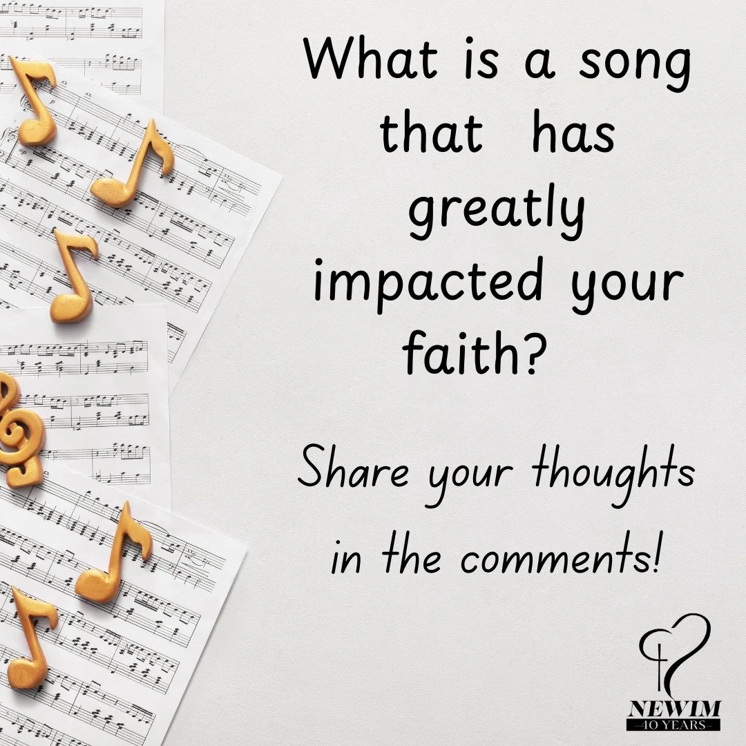 What is a song or piece of music that has greatly impacted your faith? Share your thoughts in the comments!
#newim #newimconnects