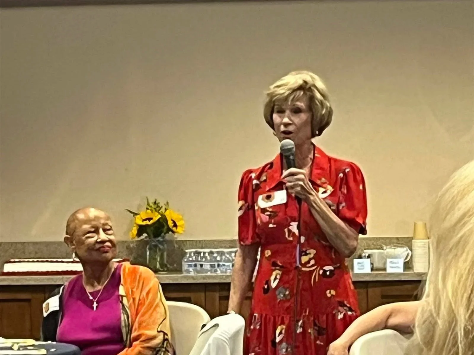 Jill opened a prayer time for Luann and NEWIM