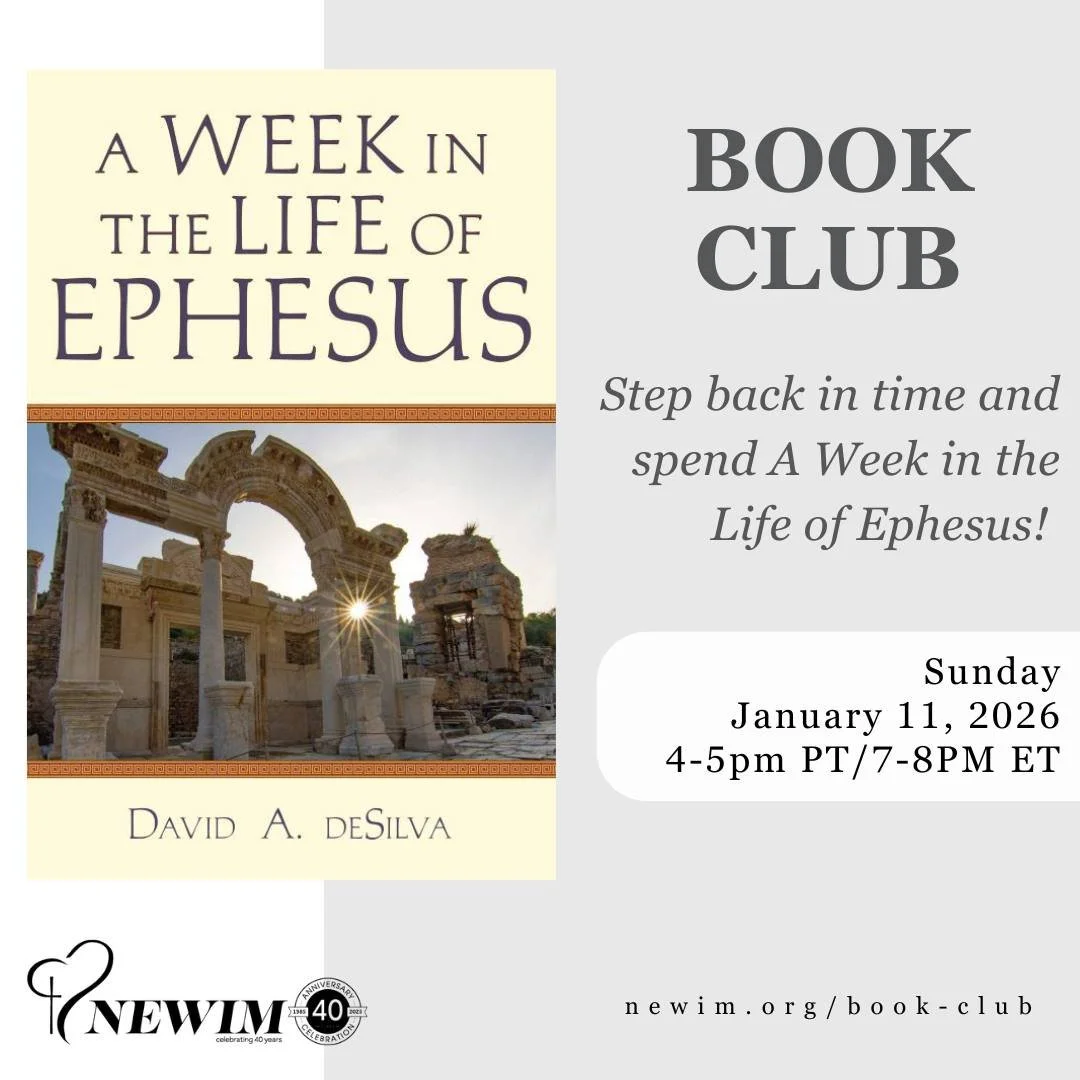 NEWIM Book Club strives to bring a diverse selection for readers to delve into and explore. Books chosen cover a wide range of topics and genres, both Christian and secular. While most books reflect our own theological values, some also come from div