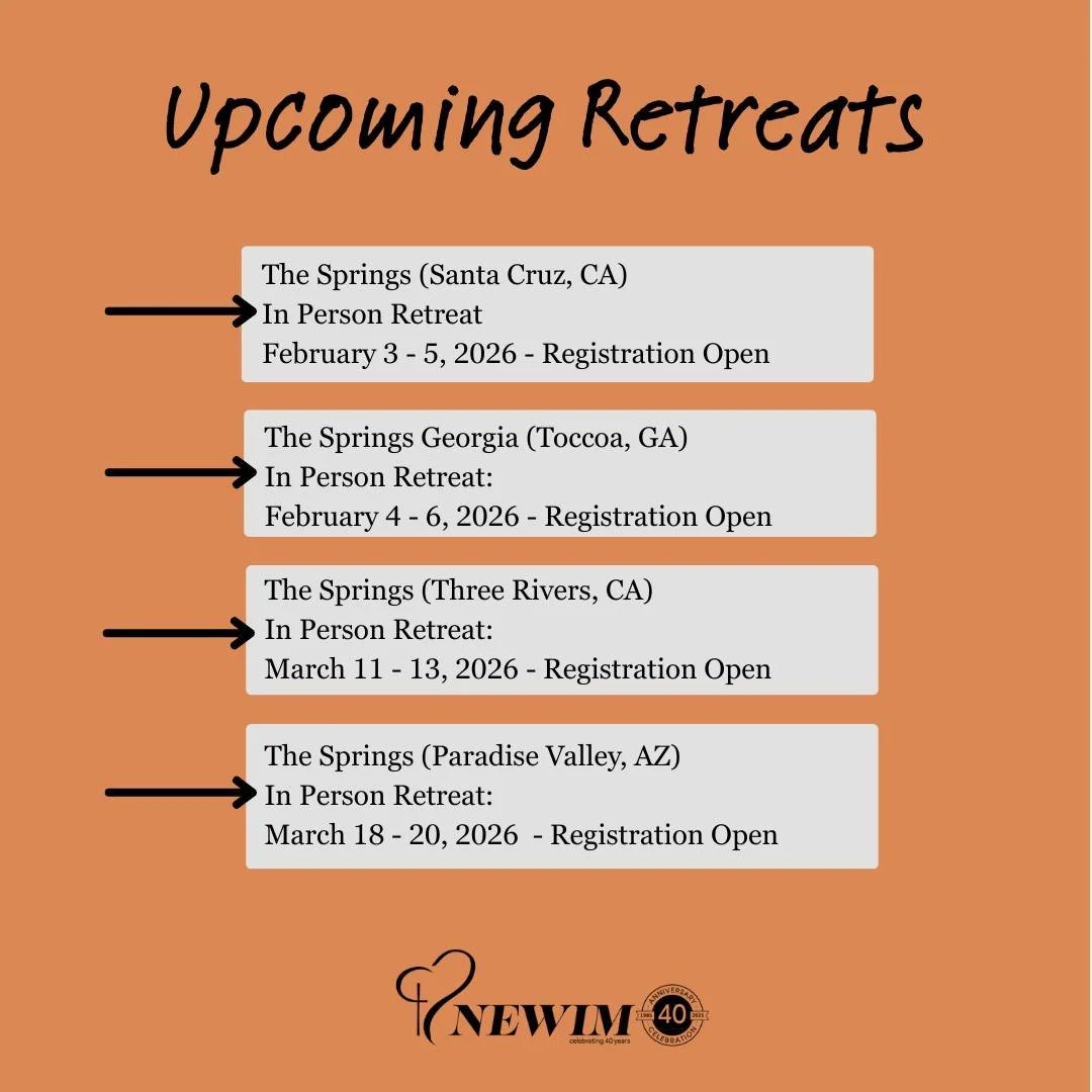For more information about upcoming retreats, visit our website www.newim.org

#newim #newimretreats #newimsprings