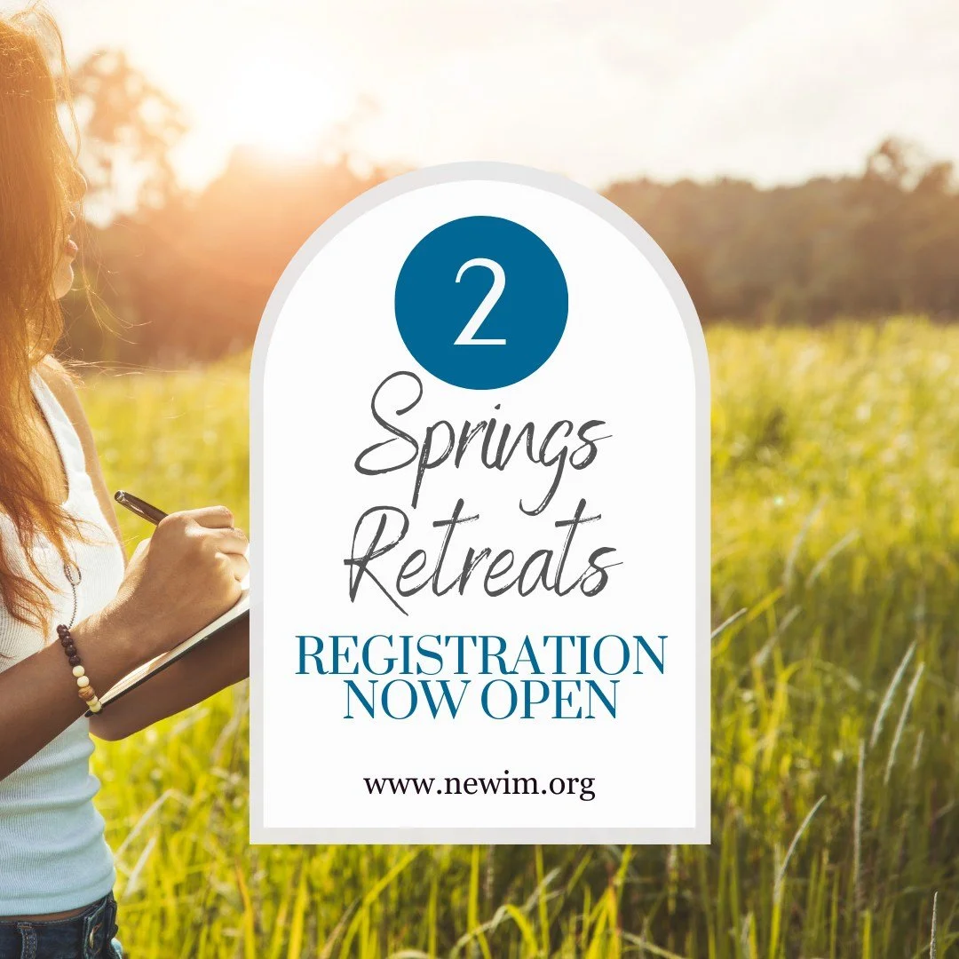 The Springs is a retreat for Christian women who desire to spend time with Jesus. It is not a conference. We will spend time with Jesus and come to know his love more deeply.
This is a contemplative retreat with times for worship, prayer, short devot