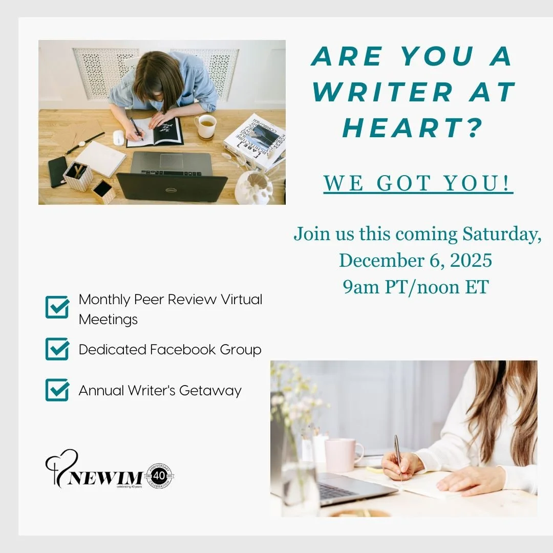 Join us!

Regardless of whether you're a seasoned writer or just starting out, you're invited to participate in this conversation. It's a chance to receive peer critiques and encouragement that will motivate you along the way.

Saturday, December 6, 