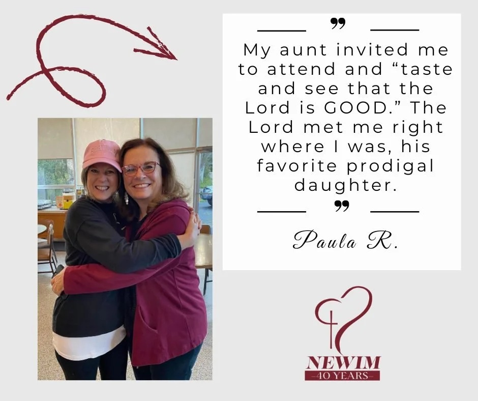 Paula R. shares how NEWIM has impacted her in the December newsletter - www.newim.org/newsletter
#newim #newimconnects
