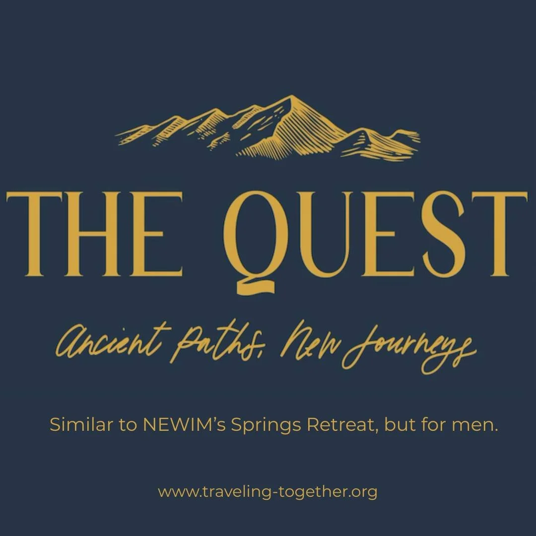 Similar to NEWIM&rsquo;s Springs Retreat.
The Quest is unlike most Men&rsquo;s Retreats&mdash;it&rsquo;s not about activity but a journey on the ancient paths of reflection, worship, and times of silence and solitude to draw near to the Lord in ways 