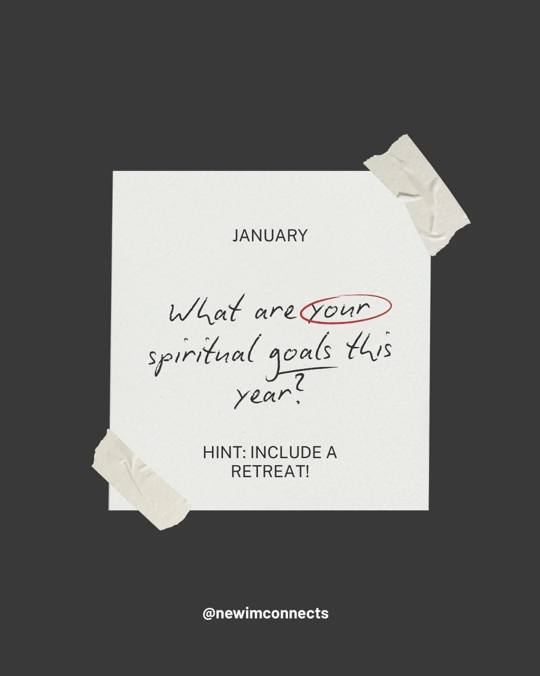 A new year invites us to draw closer to Jesus with purpose&mdash;to plan our days with Him in mind and to carve out those longer, sacred moments that nurture our souls.

What spiritual goals are you setting as you begin this year with Him? 💛
