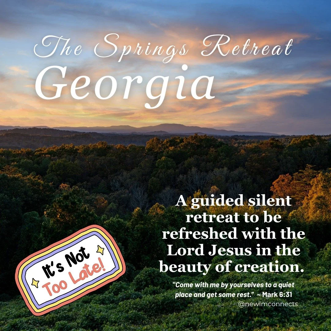 The GA Springs Retreat is February 4-6, 2026. Registration closes at the end of the month. It's not too late to register. 

www.newim.org/retreat-overview

#newim #thespringsretreat