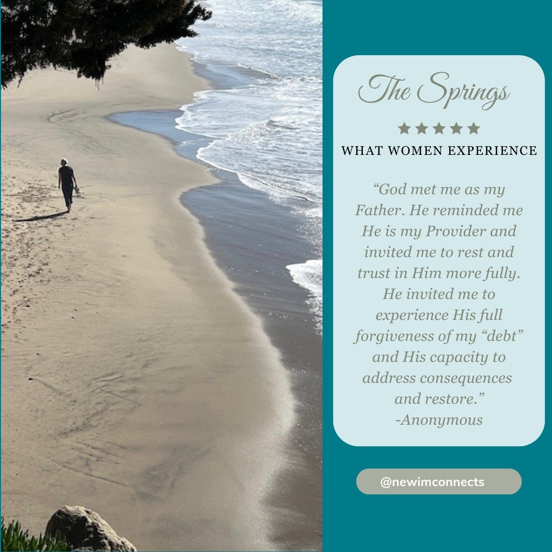 At the conclusion on our most recent Springs in Santa Cruz, CA, we asked the following questions - How did the Lord use this time at The Springs in your life and If you had to boil everything down to one main idea, what is the main &ldquo;thing&rdquo