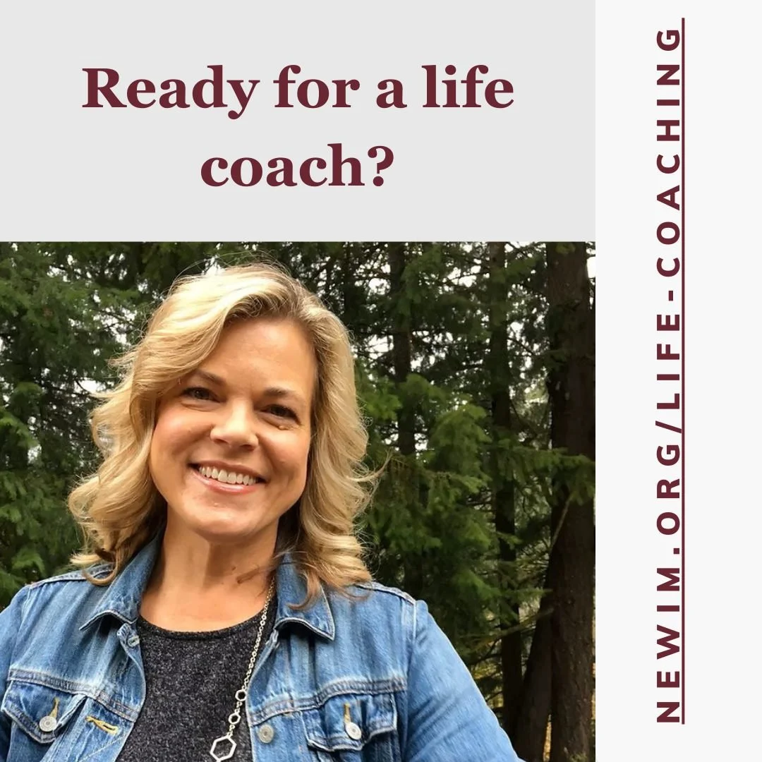 Would you benefit from some 1:1 personal coaching in the new year? 

NEWIM has secured an opportunity with Erin Schwab Coaching to offer accessible, personalized, life-coaching with flexible payment options&mdash;ensuring that financial concerns don&