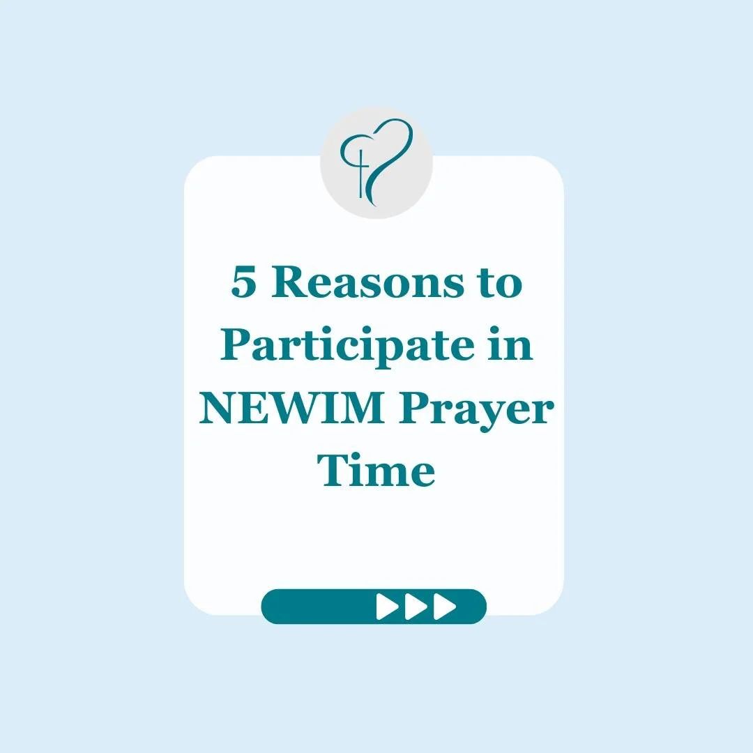Join us!
Contact info@newim.org for the link to join the weekly prayer, Thursdays @ 1-2pm PT/4-5pm ET.
#newim #newimconnects