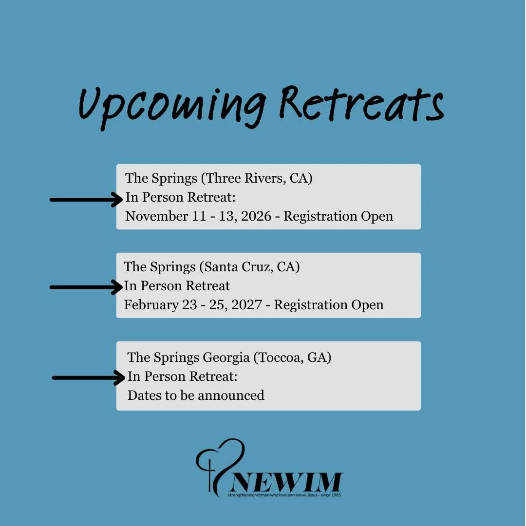 For more information about upcoming retreats, visit our website www.newim.org

#newim #newimretreats #newimsprings