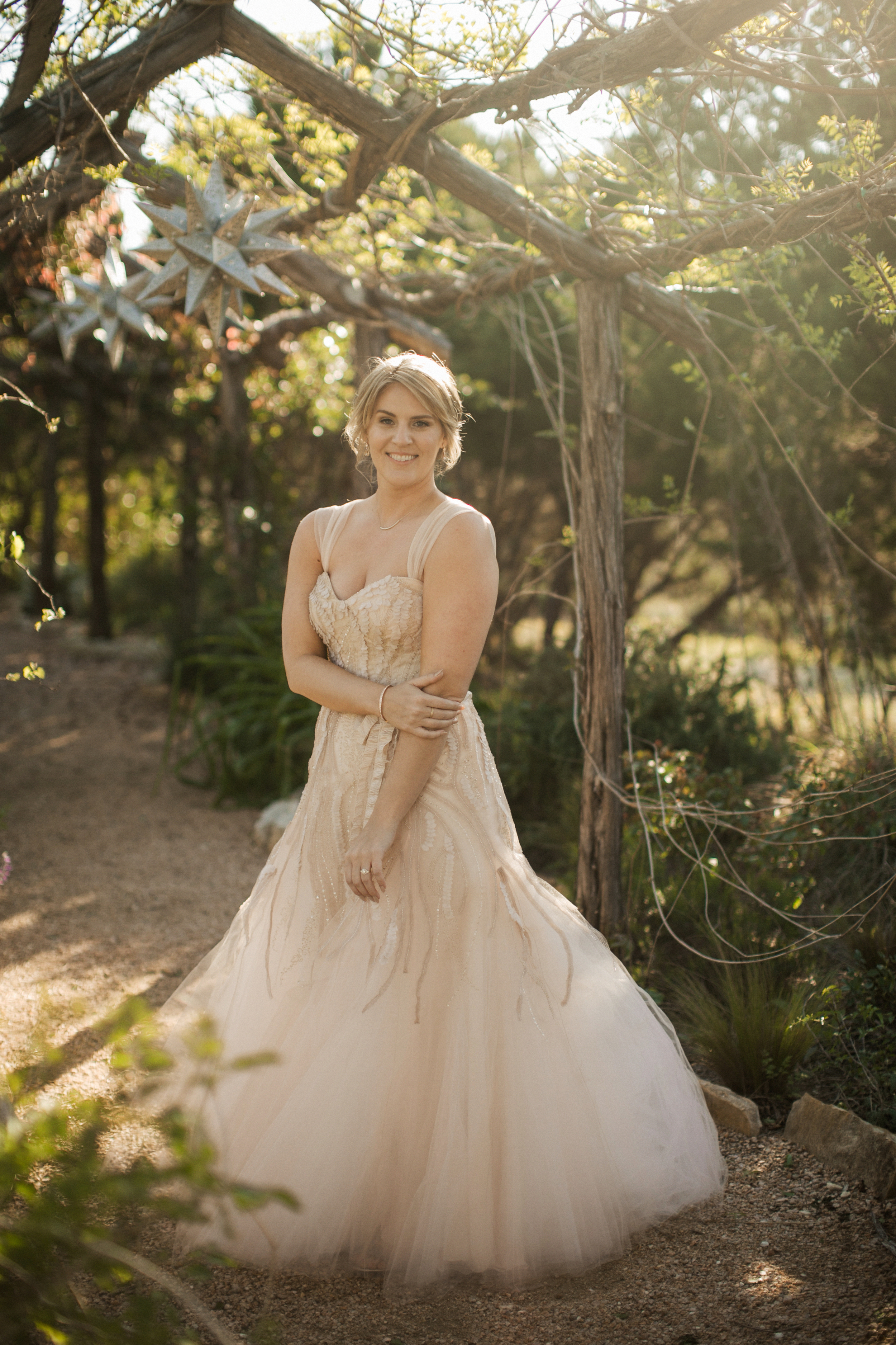 How gorgeous is her dress? She looks like a little magical woodland fairy. 