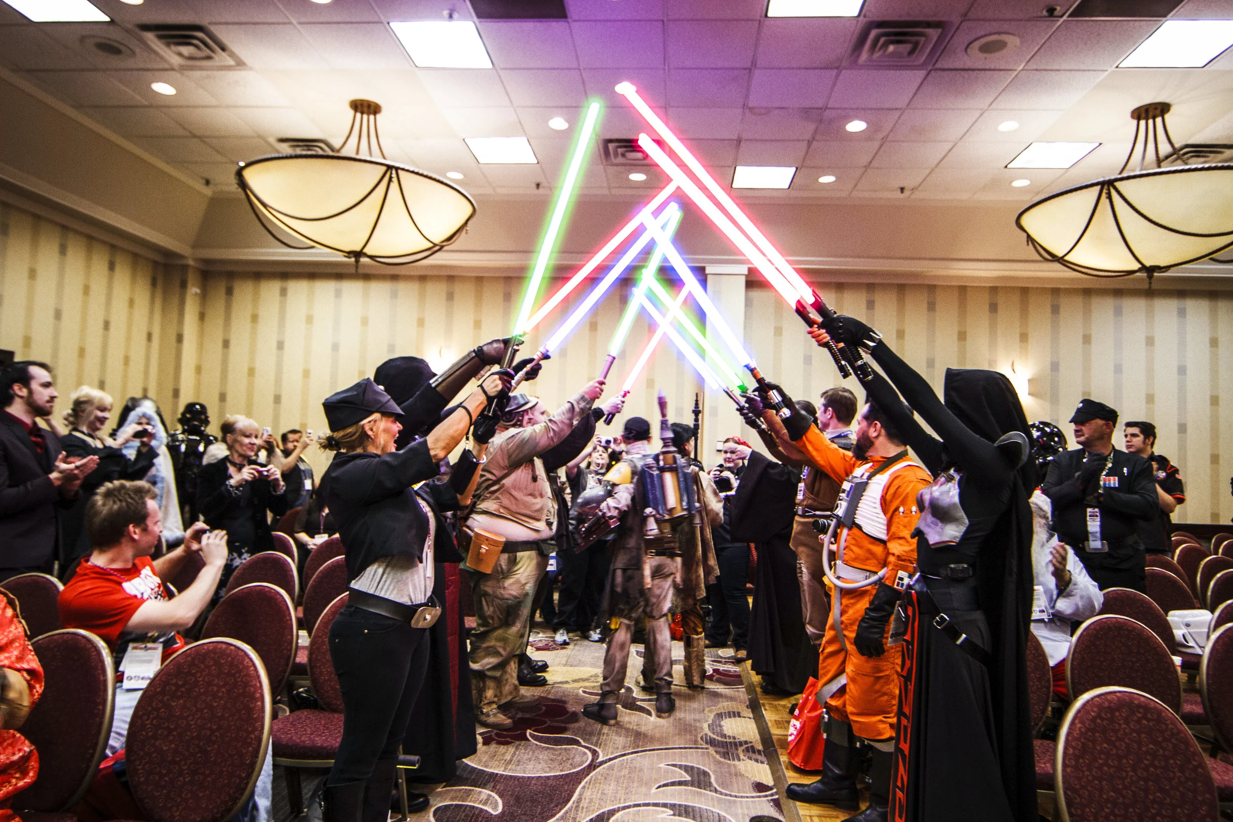 Light Saber Procession