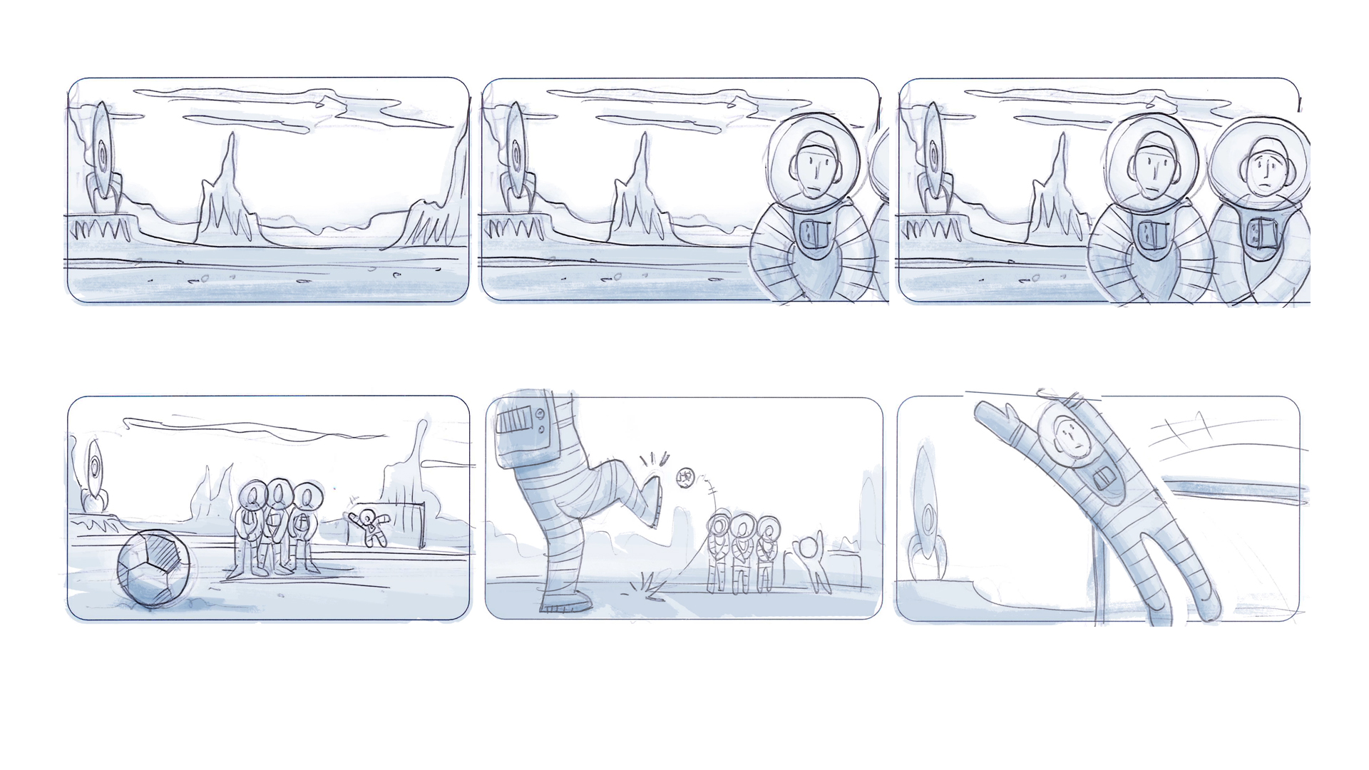 Storyboard Astronauta 1