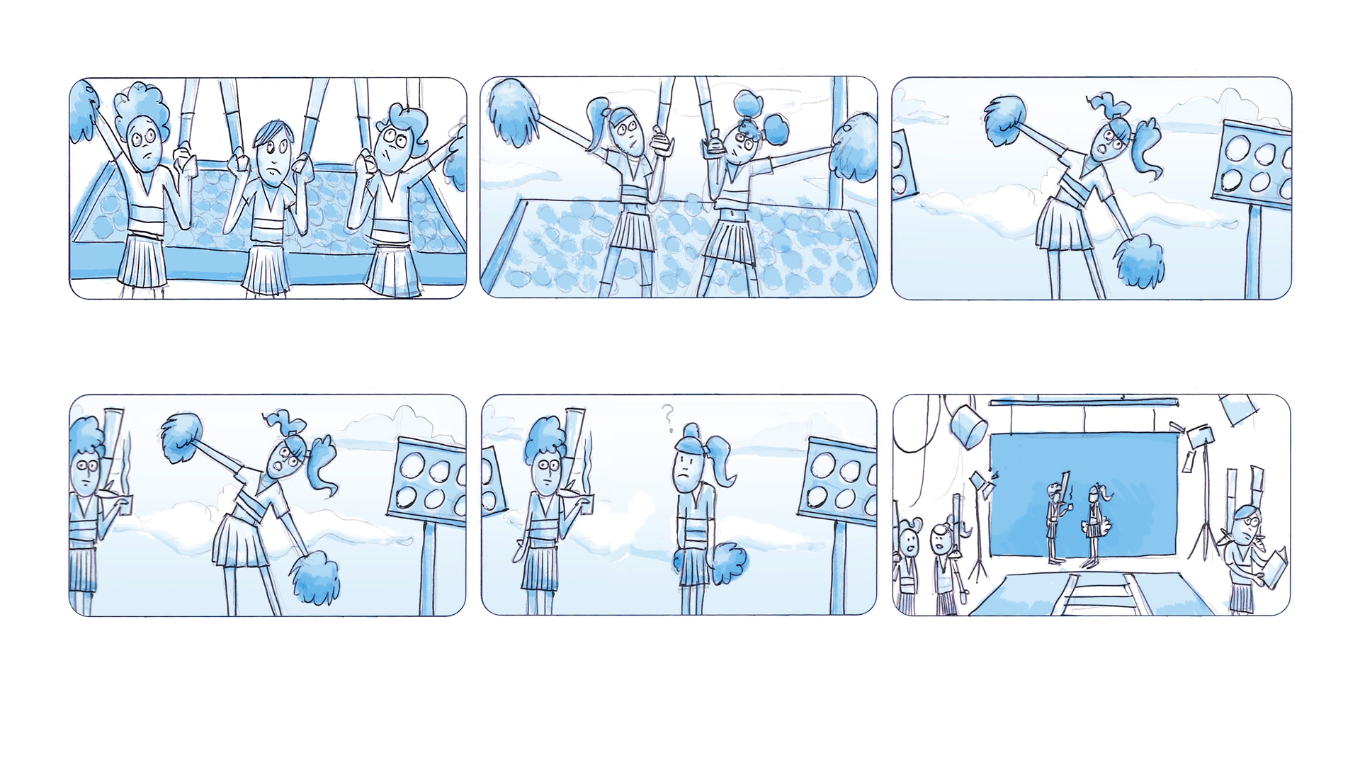 Storyboard Cheerleaders 1