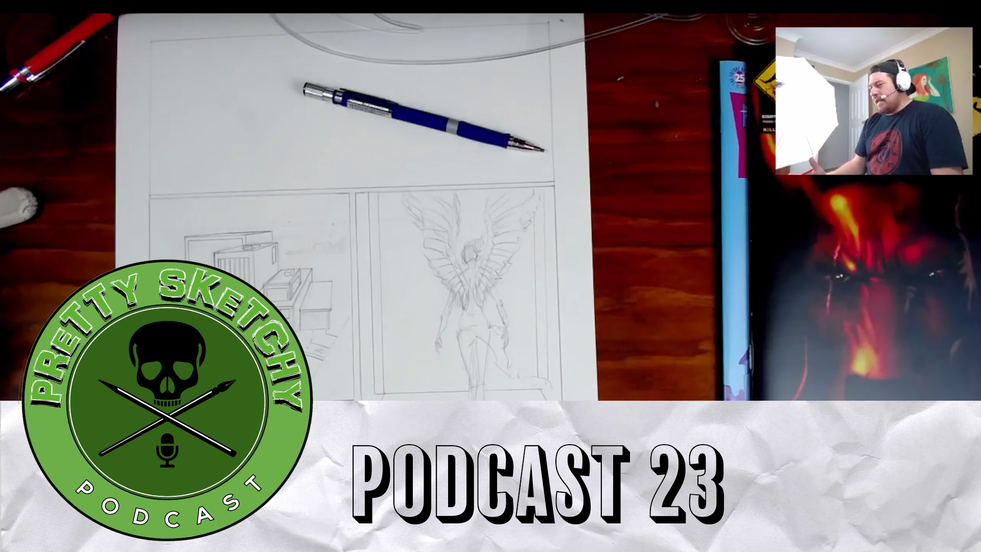 Pretty Sketchy Podcast - Episode 23 - Ooh Those Scary Clowns