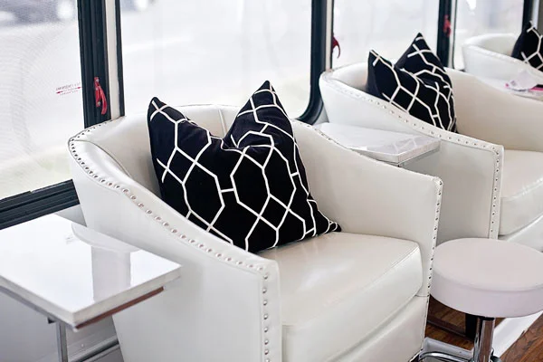 Polish Nails and Concierge Mobile Bus Seating
