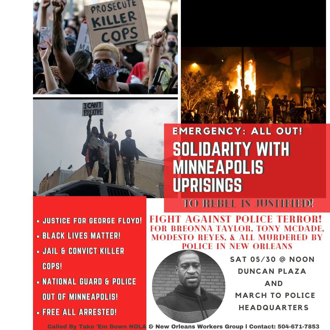 Solidarity With Minneapolis Uprisings