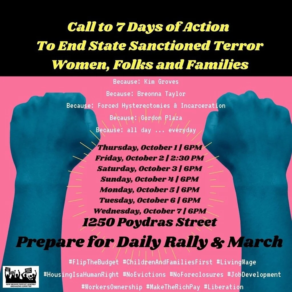 7 Days of Action for Women, Folks & Families: DAY 4
