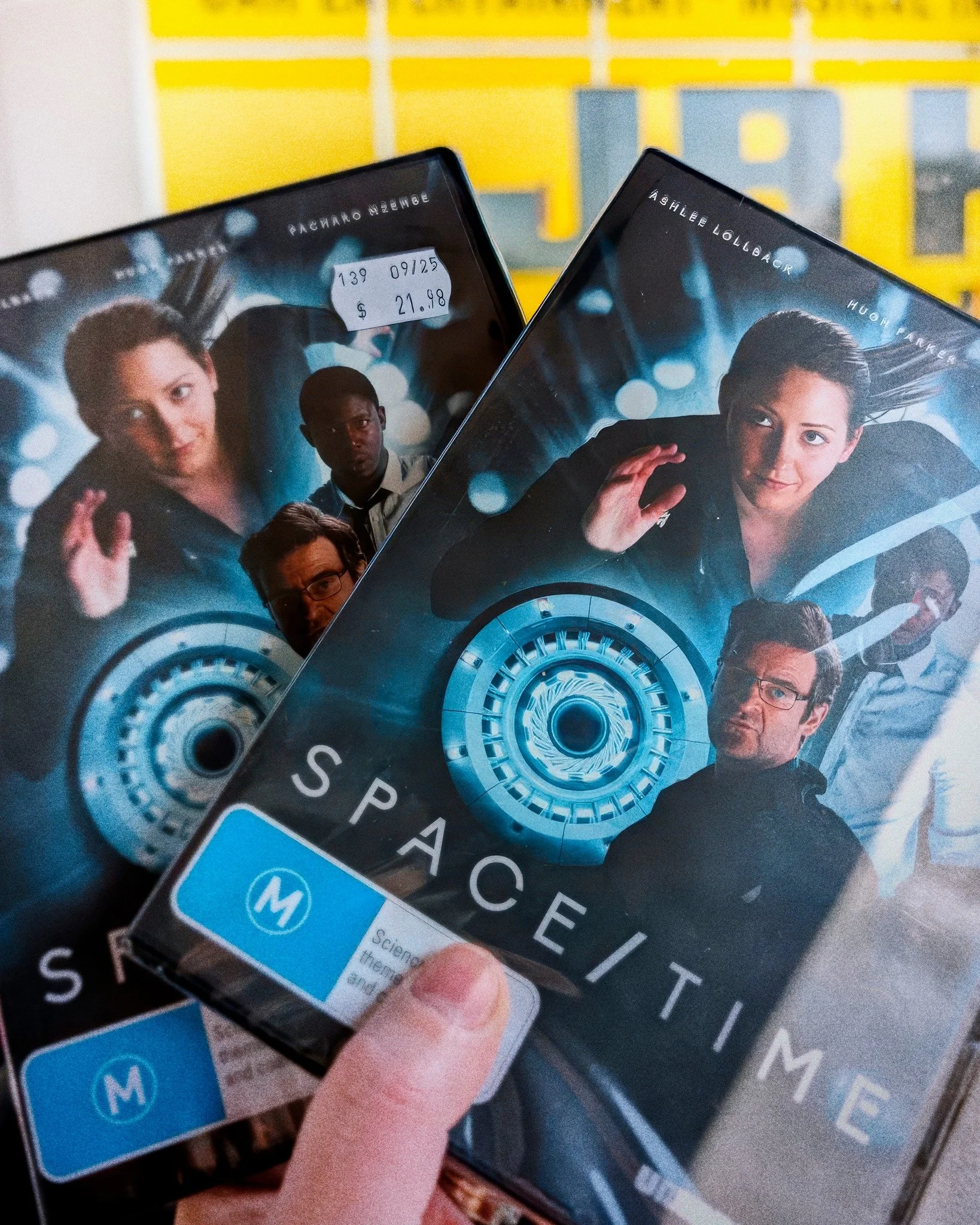 @spacetimemovie has landed in stores on DVD! 🚀
Keep sharing your photos of DVDs spotted in the wild &ndash; we love seeing them.

📺 Watch SPACE/TIME tonight on Apple, Amazon, Google, YouTube, Foxtel, Fetch and Sky.
💿 Order the DVD or stream now vi