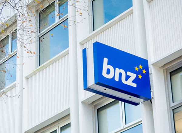 BNZ building signage in Nelson