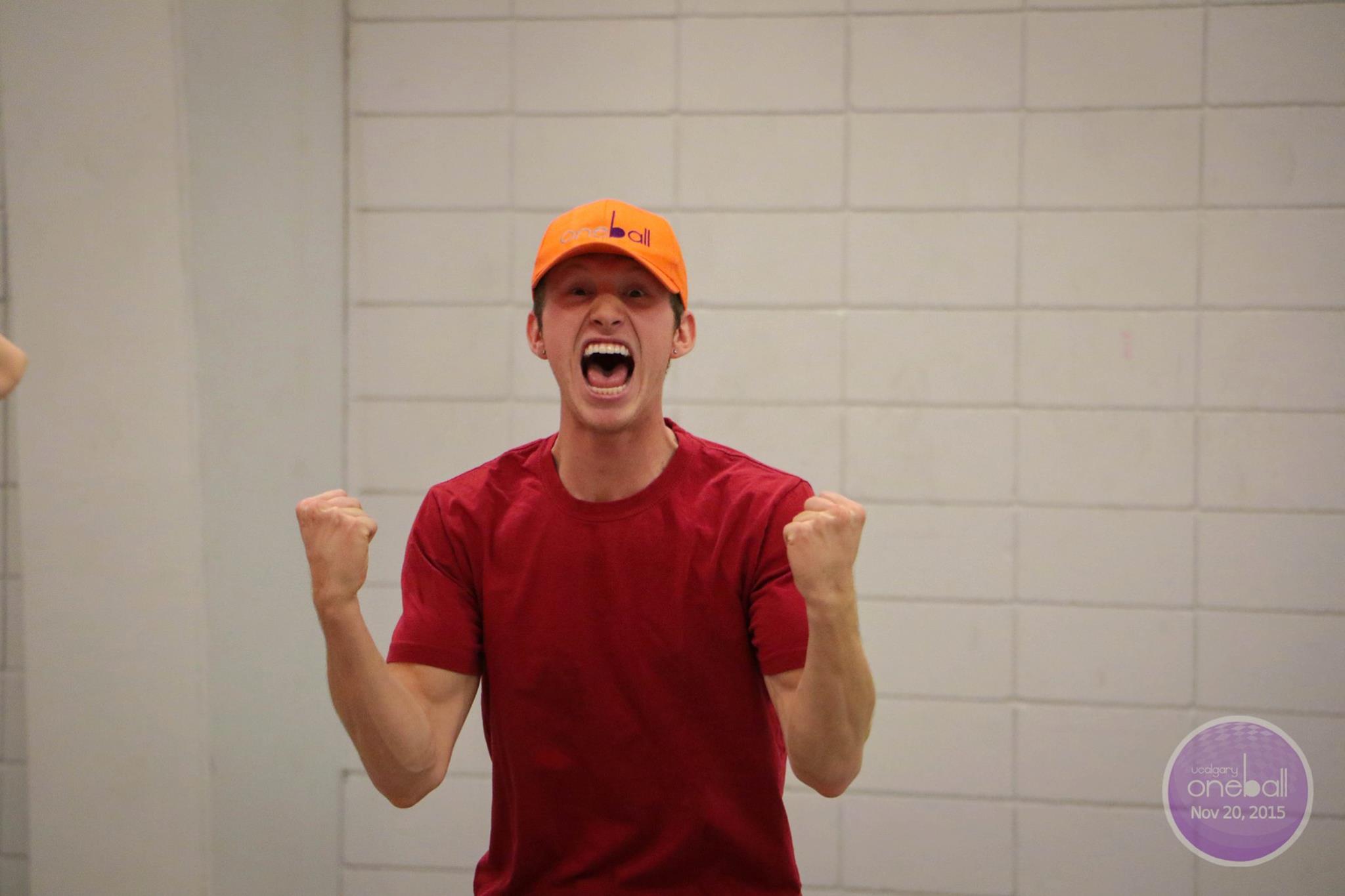 Look at that balls out enthusiasm!