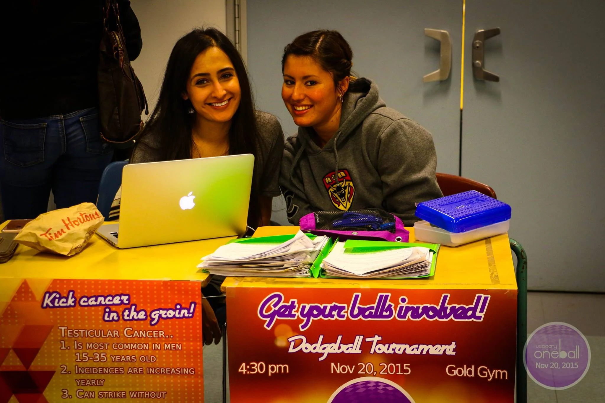 Members of our awesome Oneball UCalgary executive team doing some great work!